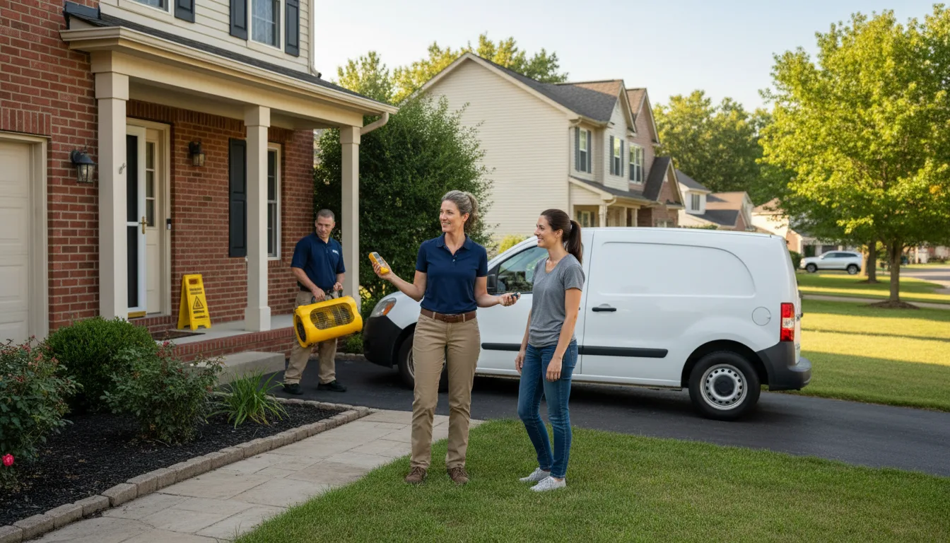 Water restoration image for Water Damage & Restoration Services in Bridgeport, NY